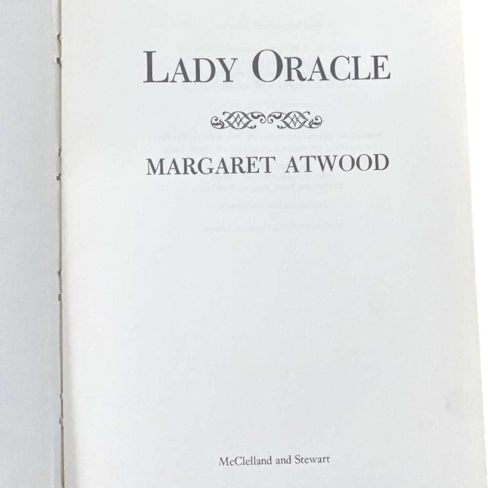 Vintage “Lady Oracle” Margaret Atwood hardcover